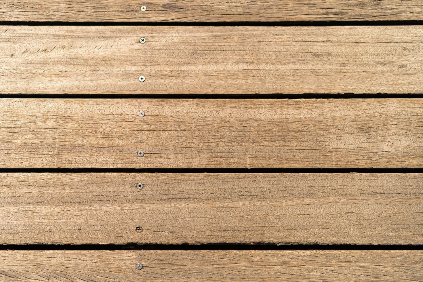Billed af træterrasse brædder